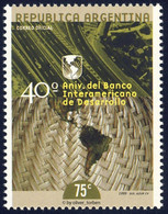 Argentina 1999 40 Aniversary Interamerican Bank MNH Stamp - Neufs