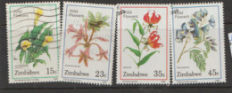 Zimbabwe  1989  SG  Wild  Flowers Various Values   Fine Used - Zimbabwe (1980-...)