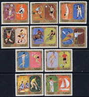 Sharjah 1972, Olympic Games In Munich, Grass Hockey, Archery, Cyclism, Basketball, Volleyball, 10 Val - Volley-Ball