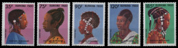 Burkina Faso 1986 - Mi-Nr. 1118-1122 ** - MNH - Frisuren - Burkina Faso (1984-...)