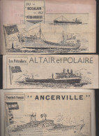 Lot De10 Coupures De Presse Montrant Des Bateaux Dessinés   (PPP46049) - Andere & Zonder Classificatie