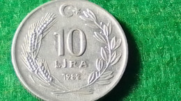 TÜRKİYE 1982--(NİKEL)        10   KURUŞ - Turquie