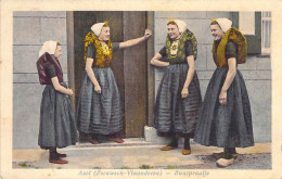 Pays Bas - Axel - Zeeuwsch Vlaanderen - Buurpraatje - Folklore - Costume - Carte Postale Ancienne - Axel