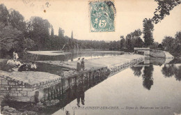 France - Chateau Neuf Sur Cher - Digue De Boissereau Sur Le Cher - Animé  - Carte Postale Ancienne - Chateauneuf Sur Cher