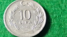 TÜRKİYE 1982--(NİKEL)        10   KURUŞ - Turquie