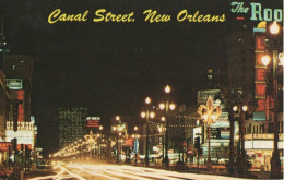 CANAL STREET AT NIGHT - NEW ORLEANS - New Orleans