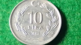 TÜRKİYE 1982--(NİKEL)        10   KURUŞ - Turquie