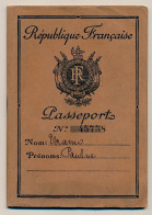 FRANCE - Passeport à L'étranger 580F Marseille B Du R - 1949 - Unclassified