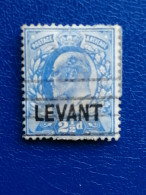 ROYAUME UNI - LEVANT ANGLAIS = TIMBRE N° 16 OBLITERE - Levant Britannique