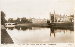 KING S AND CLARE COLLEGES FROM THE RIVER - CAMBRIDGE - Cambridge