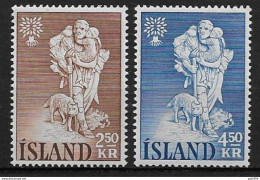 ISLANDIA AÑO REFUGIADO 1960 Yv 299/300 MNH - Ungebraucht