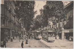 NICE  L AVENUE DE LA GARE - Ferrocarril - Estación