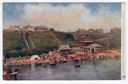 FOLKESTONE - The Beach, Bathing Establishment And Lift. - Tuck Oilette No Number - Folkestone