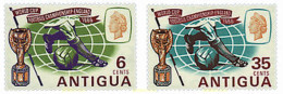 33651 MNH ANTIGUA 1966 COPA DEL MUNDO DE FUTBOL. INGLATERRA-66 - Otros & Sin Clasificación