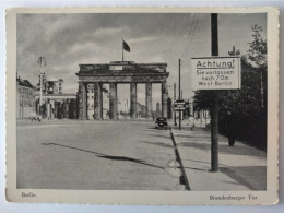 Berlin, Brandenburger Tor, West-Sektor, Kriegsschäden, 1950 - Mitte