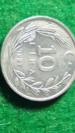 TÜRKİYE 1987--(NİKEL)        10   LİRA - Turquie