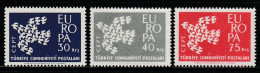 TURQUIE    Europa 1961   N° Y&T  1599 Et 1601  ** - Unused Stamps