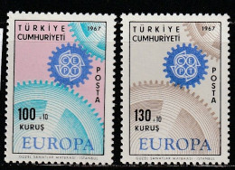 TURQUIE    Europa 1967   N° Y&T  1829 Et 1830  ** - Nuovi