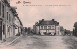 Moulins La Marche - Route  De Sainte Gaburge Et Route De La Gare - CPA°J - Moulins La Marche