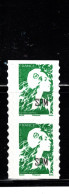 St Pierre & Miquelon-- Bande Verticale TVP Vert Marianne De L'avenir -- Autocollant Issu De Carnet De 2023 - Unused Stamps