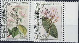 UNO Genf - Heilpflanzen (MiNr: 186/7) 1990 - Gest Used Obl - Usati