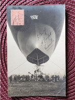 Carte Photo Moisson Ballon Militaire Patrie - Zeppeline