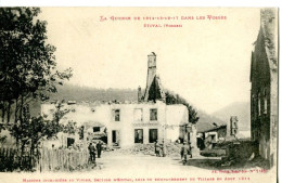 Etival - La Guerre De 1914-15-16-17 Dans Les Vosges (88) - Maisons Incendiées Au Vivier - Etival Clairefontaine