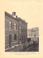 Reproduction Photo - Groupe De 3 Immeubles Appartenant à M. H. Bousmanne - à Grivegnée - Bombardés En 1918 - Altri & Non Classificati