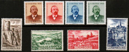 Luxembourg ,Luxemburg 1948,KOMPLETT, YV 406 - 413, Mi 431 - 438, Complete Year , NEUF/CHARNIERES ,POSTFRISCH/UNGEBRAUCHT - Años Completos