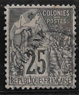 GUYANE 1892 N° 23 Oblitéré - Usados