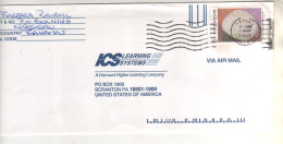 Timbre , Stamp " Fossile Marin : Oursin ?"  Sur Lettre , Cover , Mail Du 01/03/2001 - Bahamas (1973-...)