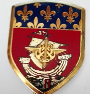 INSIGNE  Militaire Noisiel Bureau Du Service National FABRICANT  Drago Paris - Navy
