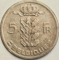 Belgium - 5 Francs 1958, KM# 134.1 (#3159) - 5 Francs