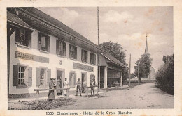 Chatonnay Hôtel De La Croix Blanche (Romont) 1921 - Romont