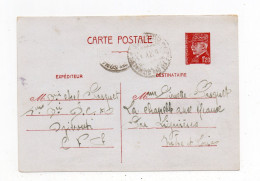 !!! ENTIER POSTAL PETAIN OBLITERE COTE DES SOMALIS - DJIBOUTI DE 1942 POUR LA FRANCE - Briefe U. Dokumente