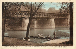 Butry-Plage. Le Pont De Mériel, Vu Du Brochet D'Oise. - Butry