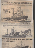 Lot De 15 Coupures De Presse Montrant Des Bateaux Dessinés   (PPP46057 - Autres & Non Classés