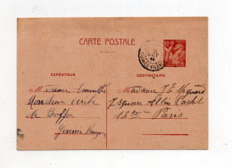 !!! ENTIER POSTAL IRIS OBLITERE DE CONAKRY - GUINEE DE 1941 POUR PARIS - Storia Postale