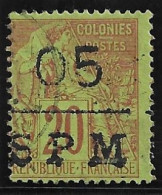 SAINT PIERRE ET MIQUELON SPM 1885 N° 8 Oblitéré - Usados