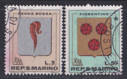 Saint Marin  1960 - 1969   Y&T  N °  711   712  Oblitéré - Oblitérés