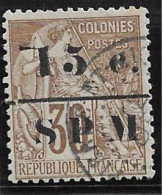 SAINT PIERRE ET MIQUELON SPM 1885 N° 12 Oblitéré - Used Stamps