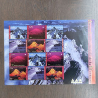 UNO Geneve 2002 Sheet Year Of The Mountain (Michel 440/43 Klb) MNH - Nuevos