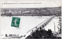 49 - CHAMPTOCEAUX - Vue Sur La Loire Et Oudon Et Le Pont - Champtoceaux