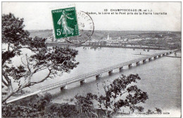 49 - CHAMPTOCEAUX - Vue Sur La Loire Et Oudon Et Le Pont - Champtoceaux
