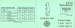 EUROPA CEPT 1989 GIRO COMPLETO LIBRETTI / BOOKLETS MNH** - 1989