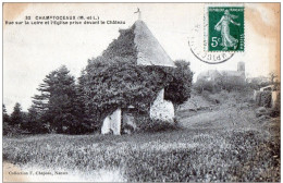 49 -CHAMPTOCEAUX - Eglise Devant Le Château - Champtoceaux