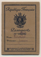 FRANCE - Passeport à L'étranger 20F Toulon (Var) 1933 - Visa Allemand Délivré à Paris - Unclassified