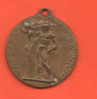 ONB BALILLA 1933 Anno XI° Medaglia Bronzo Ventennio Incisore Papi - Italien