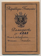 FRANCE - Passeport à L'étranger 500F Nancy (Meurthe Et Moselle) 1948 - Non Classés