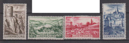 Luxembourg N° 406 à 409 Avec Charnières - 1940-1944 Deutsche Besatzung